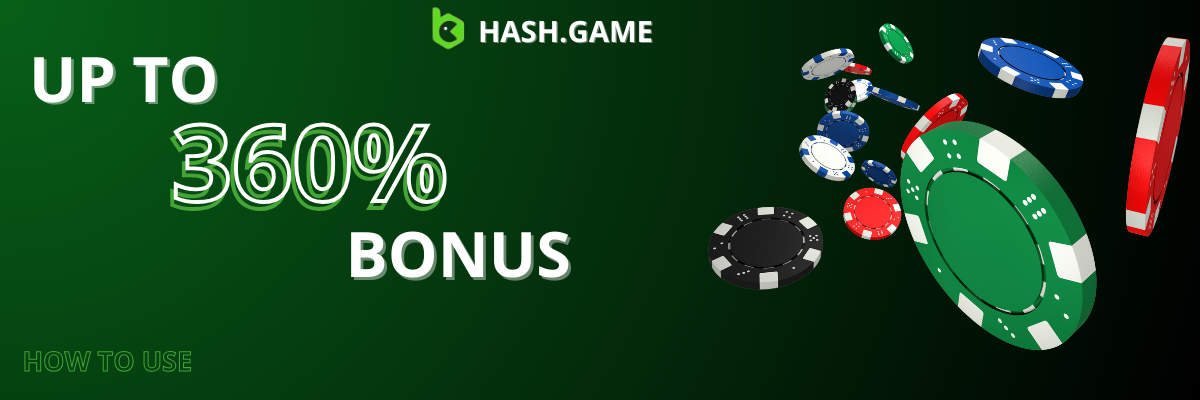 How to use Deposit Bonus at Hash.Game