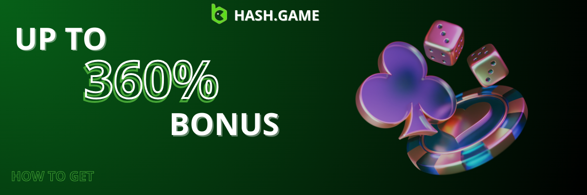 Hot to get Deposit Bonus at Hash.Game